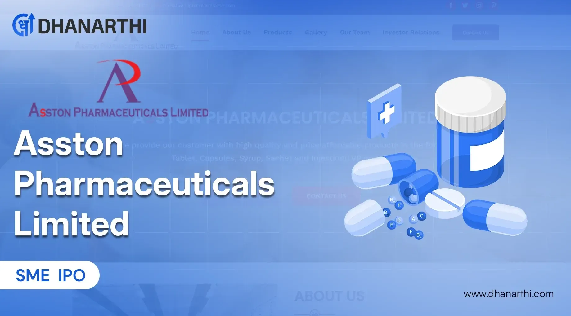 Asston Pharma IPO Opens July 9; Issue Size ₹27 Cr