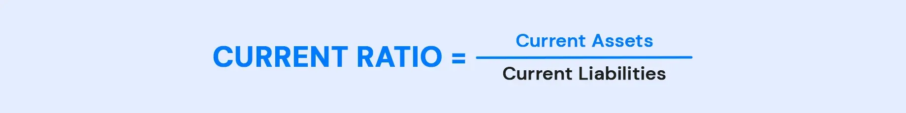 Current Ratio