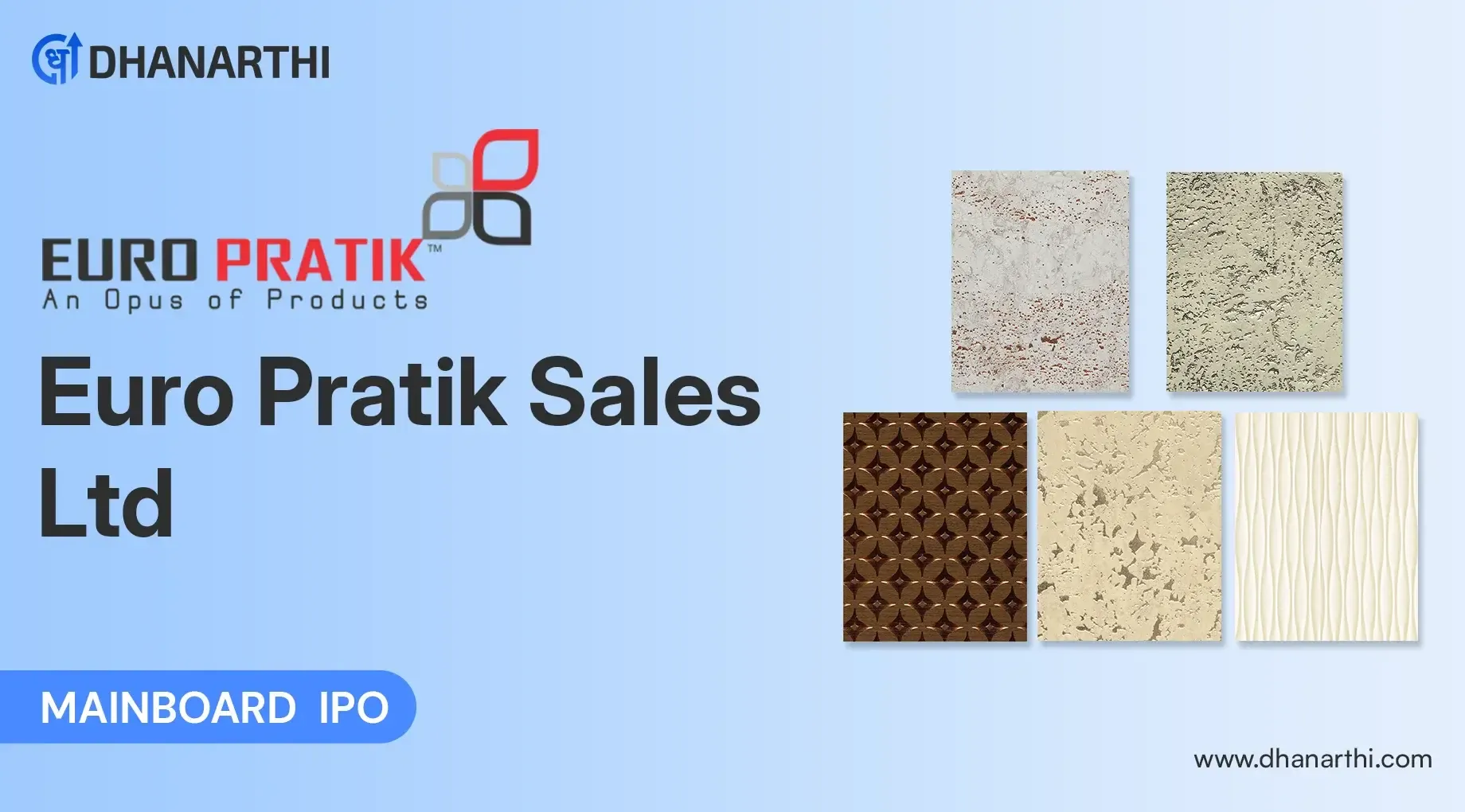 Euro Pratik Sales Ltd IPO Opens 16 Sep - Check GMP, Allotment Status