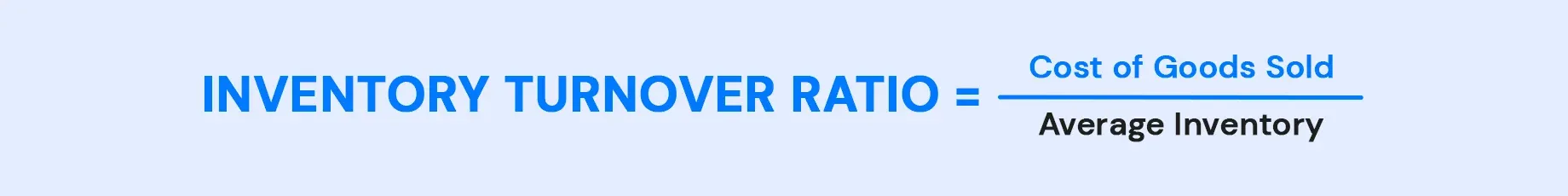 Inventory Turnover Ratio