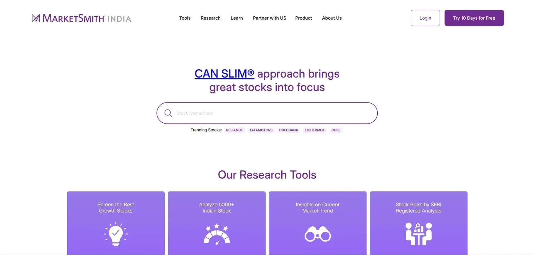 MarketSmith India MarketSmith India