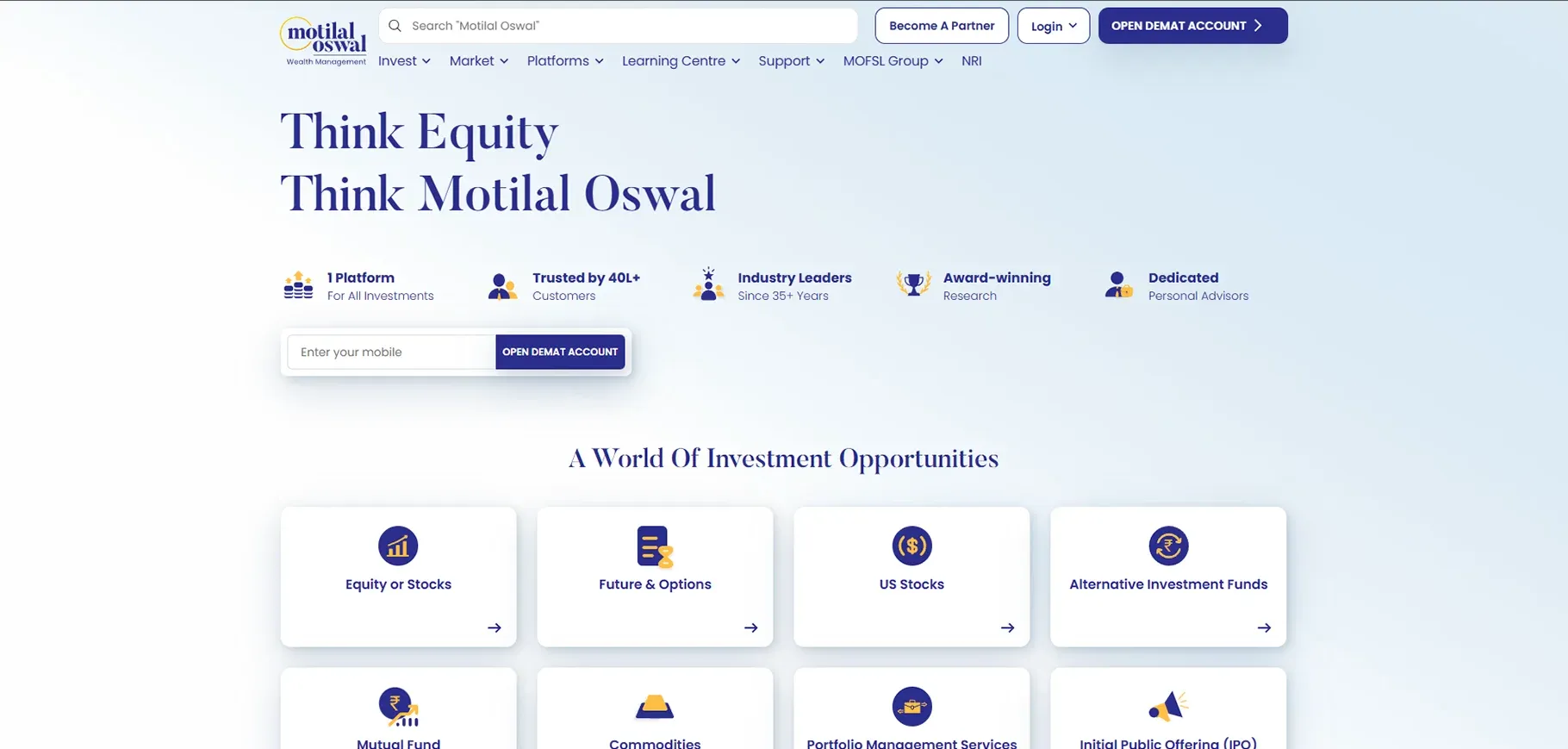 Motilal Oswal Financial Services Limited