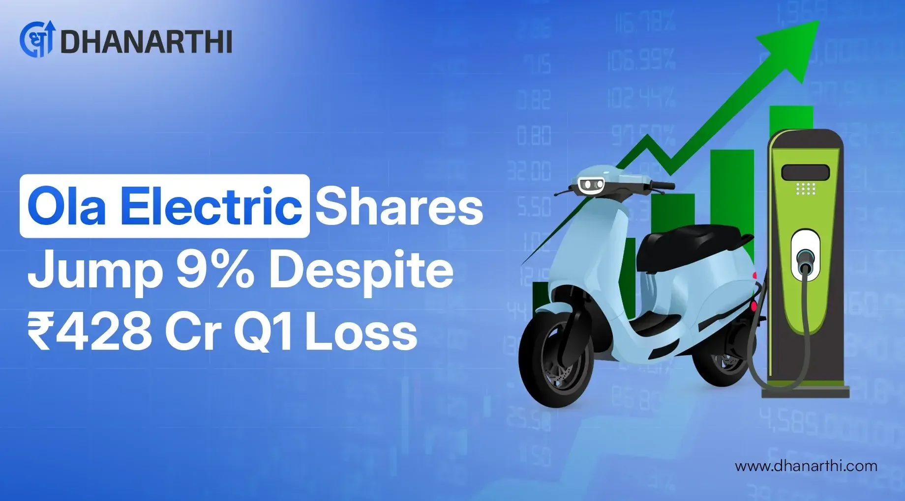 Ola Electric Shares Jump 9% Despite ₹428 Cr Q1 Loss