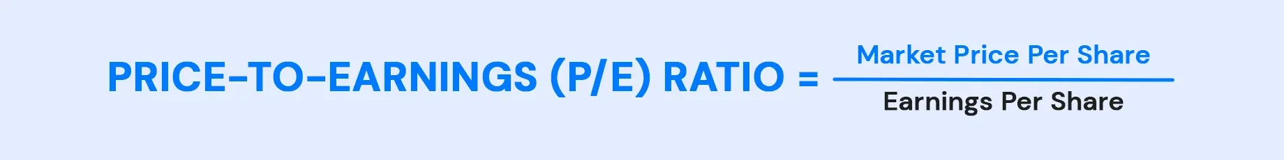 Price-to-Earnings (PE) Ratio