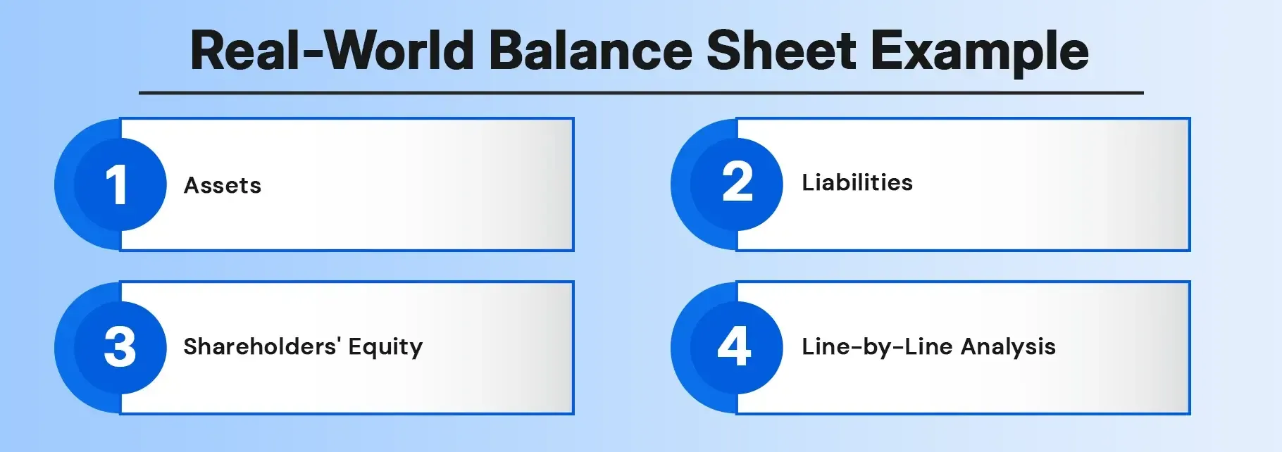 Real-World Balance Sheet Example