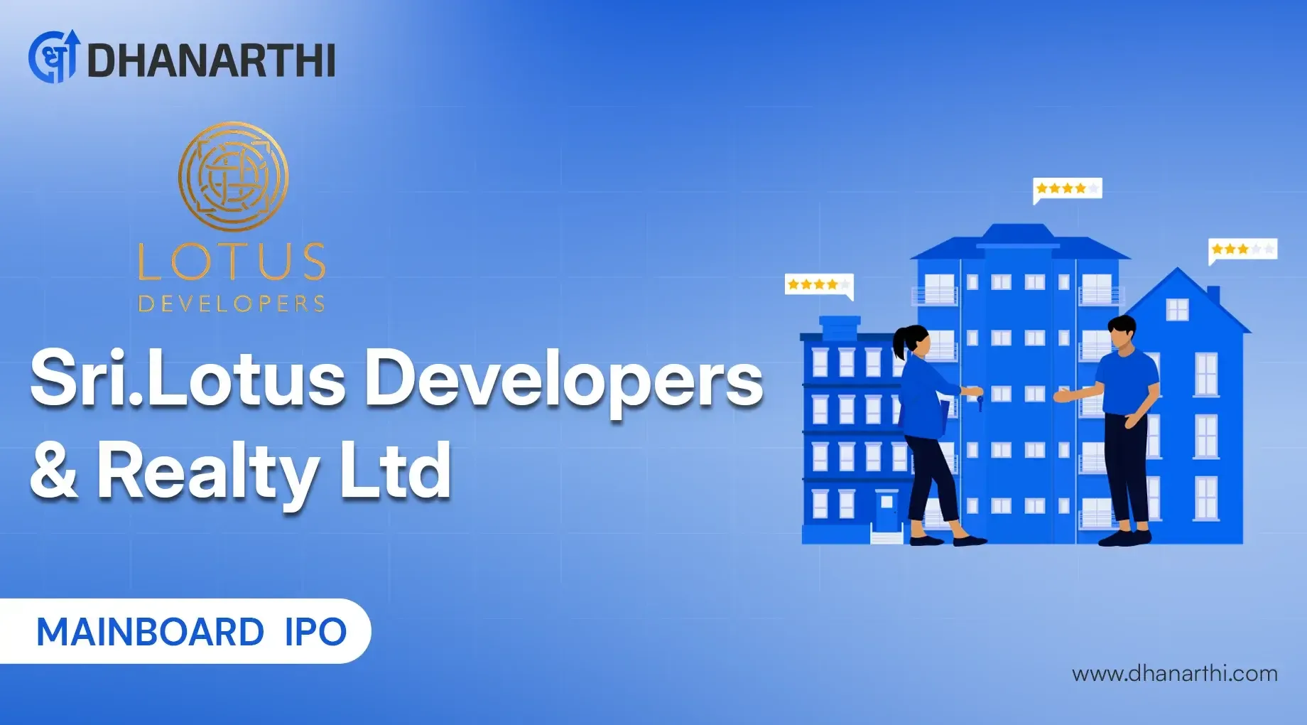 Sri Lotus Developers IPO Opens 30 July - Check GMP, Allotment Status