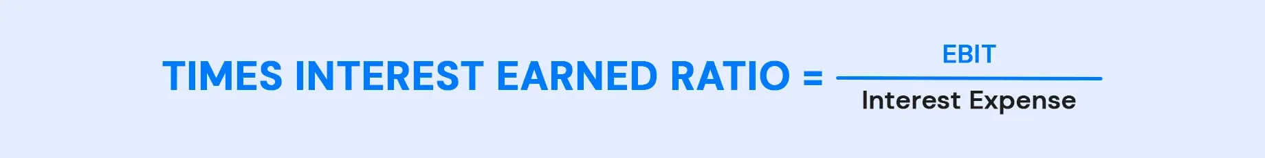 Times Interest Earned Ratio