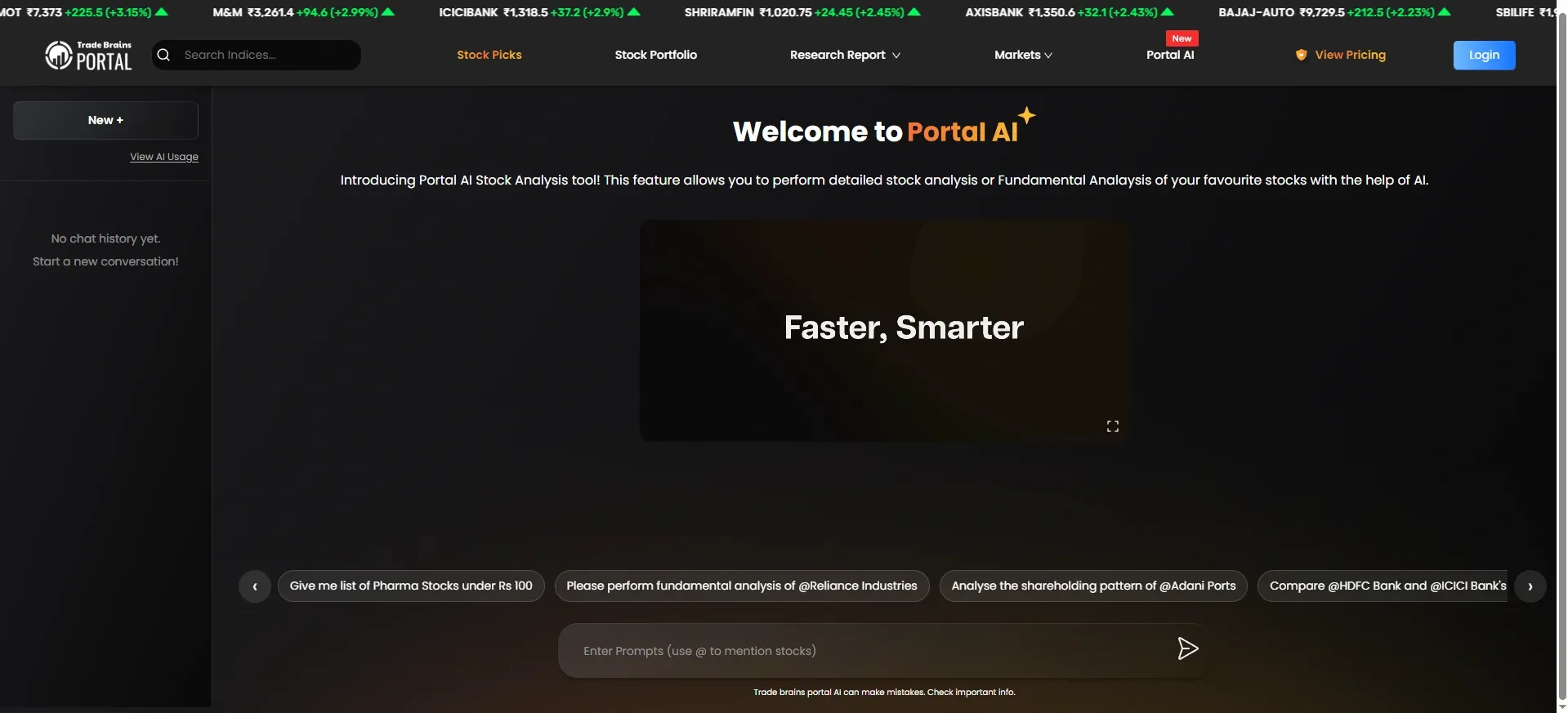Tradebrains portal ai