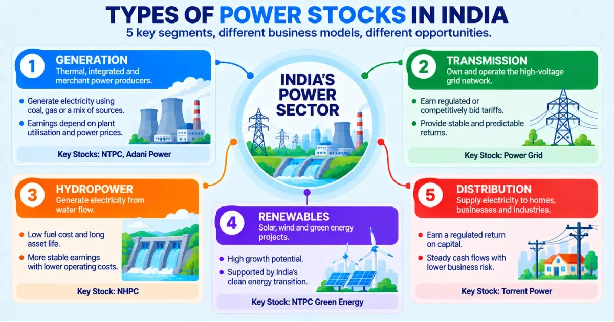 Types of Power Stocks