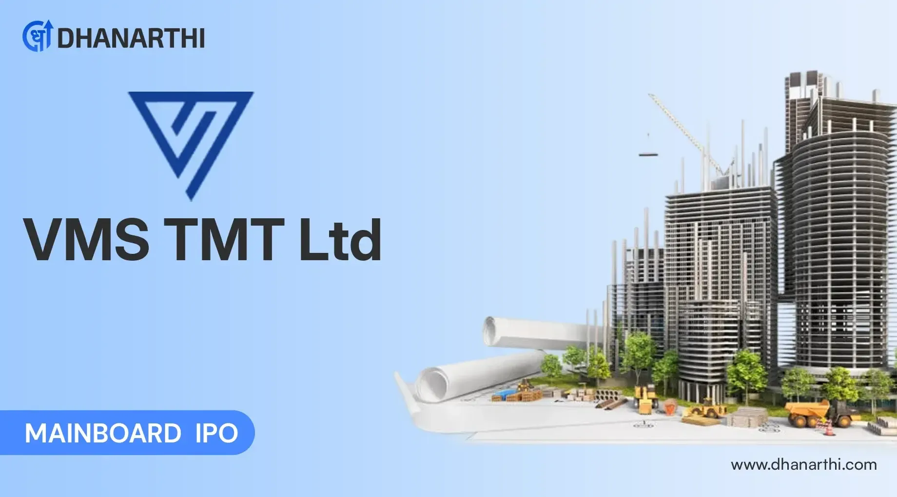 VMS TMT Ltd IPO Opens 17 Sep - Check GMP, Allotment Status