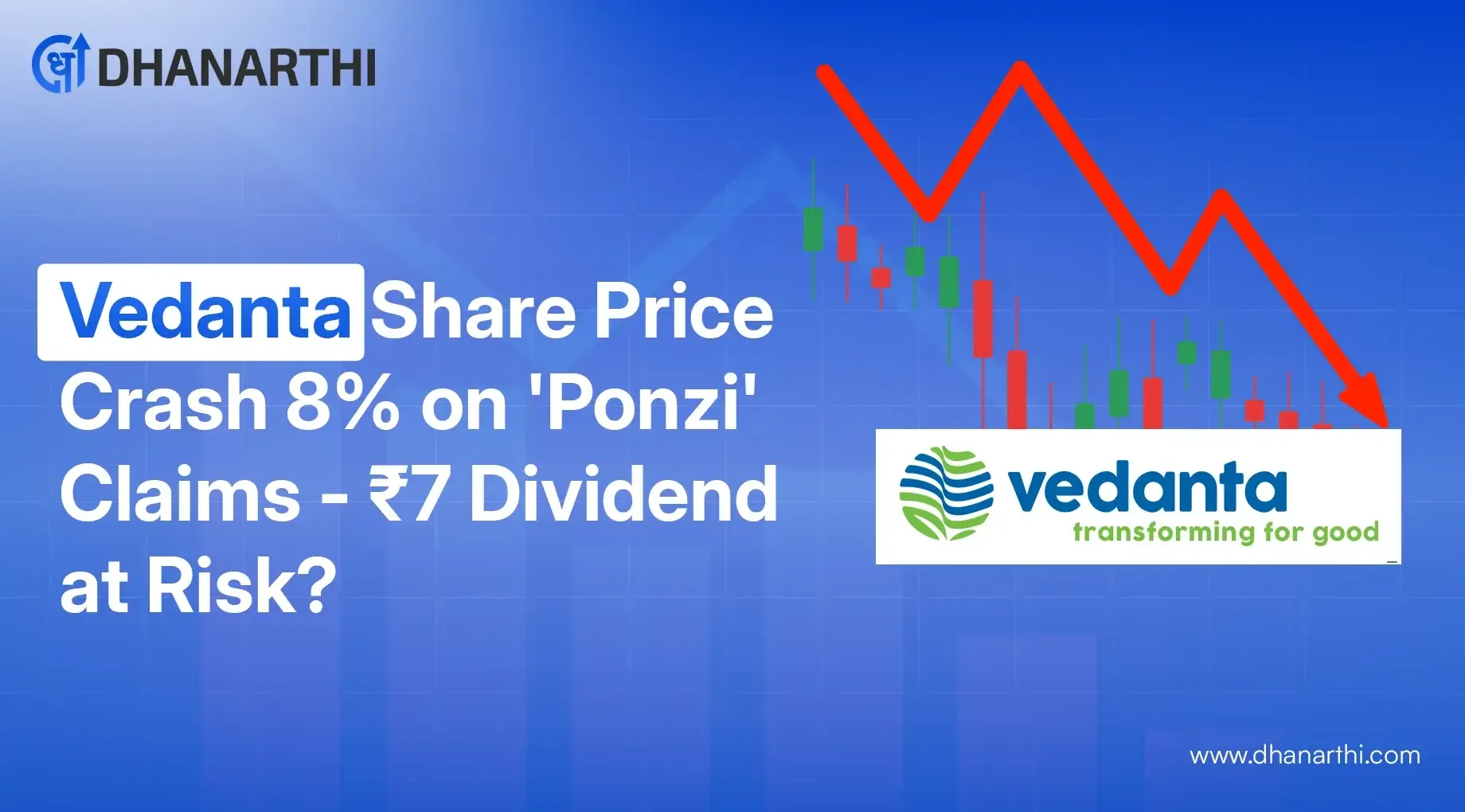 Vedanta Share Price Crash 8% on 'Ponzi' Claims - ₹7 Dividend at Risk?